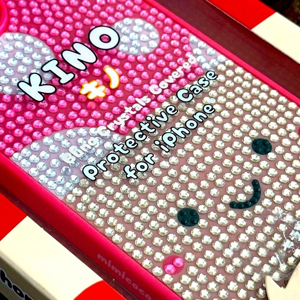 NWT Mimicoco iPhone 13 / 12 Pro Max KINO Mushroom Crystal Bling Case